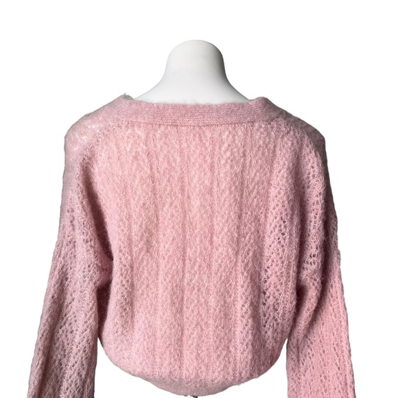 NWOT, Free People Amelia Alpaca Blend Cardigan, Sz S - Picture 7 of 13